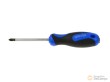 Destornillador phillips ph1x75 mm., mango bicomponente, punta reforzada