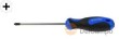 Destornillador phillips, ph1 x 100 mm., mango bicomponente, punta reforzada