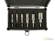 Estuche 6 coronas con broca centradora de acero/titanio para corte de metal, ø 16 - 35 mm.