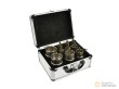 Estuche 10 coronas con broca centradora de acero/titanio para corte de metal, ø 16 - 53 mm.