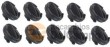 Blister 10 tapones de carter de plástico del ford / grupo psa