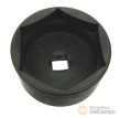 Vaso corto 3/4" impacto hex. ø 80 mm. int. x 105 mm. ext. para soltar tuerca de buje de eje trasero renault&volvo
