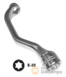 Llave de vaso 1/2" torx e-20 x 165 mm., para sustitución de pasadores de motores camiones man tipo f2000 - f90 - f8 y autobuses man d25 - d28