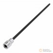 Vaso corto 3/8" con punta allen h6 x 300 mm. para sustitución de semieje derecho de wv sharan y transporter con cambio manual 6 vel.(02n) y traccion 4x4(oa5)