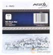 Blister 50 tuercas remachables acero/carbono ø m6