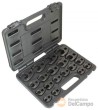 Estuche 19 llaves de boca abierta hex.*crowfoot* 3/8" (8-19 mm.) & 1/2" (21-32 mm.)