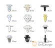 Estuche 345 grapas surtidas de plástico para peugeot
