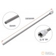 Vaso corto 3/8" con punta allen h6 x 355 mm. para sustitución eje de salida derecho en coches vag con caja de cambios manual de 6 velocidades y tracción total.