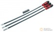 @ estuche de 3 destornilladors extralargos 1/4" flexible para abrazaderas + 10 puntas 1/4" planas. (5,5 - 6,5 mm.) / cruz (ph1 - ph2) / torx (t10 - t30) 600 mm