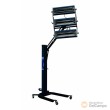 Calefactor por infrarrojos 230v. - 3000w. de 3 pantallas con soporte articulado móvil