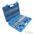 Estuche carraca pasante 1/2" + 42 llaves para sustituir sistemas de amortiguación, universal