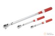 Estuche de 3 llaves dinamométricas, 1/4" (5 - 25 nm) + 3/8" (10 - 60 nm) + 1/2" (60 - 330 nm)