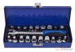 Estuche de llave de apriete 3/8" + 19 vasos para tapones de carter