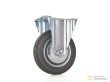 Rueda de goma maciza ø 160 mm con base. geko (130 kgs)