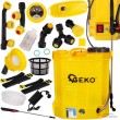 Pulverizador de mochila , recargable a bateria, 12 l. + 8 accesorios (amarilla)