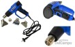 Pistola sopladora de aire caliente electrónica regulable, 230v-2.000w + 4 boquillas