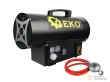 Calefactor industrial a gas/glp, 20 kw./ 50 hz. - 230 v. con termostato y reductor