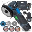 Mini amoladora angular inalámbrica sin escobillas de ø 76 mm, + 2 baterias li-ion 2,0 ah, 12 v.