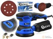 Lijadora rotorbital electrónica, 230 v. - 300 w - 50 hz. / plato ø 125 mm de 8 agujeros con bolsa de aspiración