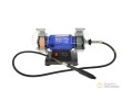 Mini-esmeriladora de banco electrica 230 v-200 w, doble muela ø 75 x 16 x 12,7 mm.,+ latiguillos flexible con portapuntas