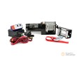 Cabestrante electrico 12v. - 0,9 kw - arrastre 1.369 kg - cable de acero 12 m x 4,8 mm - multiplicador 153:1 -con cableado electrico a distancia y mando a distancia