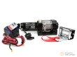 Cabestrante electrico 12v. - 0,9 kw - arrastre 1.588 kg - cable de acero 12 m x 4,8 mm - multiplicador 153:1 -con cableado electrico a distancia y mando a distancia