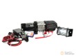 Cabestrante electrico 12v. - 1,5 kw - arrastre 2.041 kg - cable de acero 10 m x 6,5 mm - multiplicador 136:1 -con cableado electrico a distancia y mando a distancia
