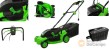 Cortacesped eléctrico 230 v./ 50 hz./ 1.600 w. - capacidad de corte hasta 420 mm.