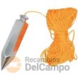 Plomada y cordel de albañileria, 225 gr.