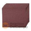 Hojas de lija con revestimiento de tela, gr. 60 (10 uds) tamaño: 230 x 280 mm