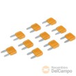 Blister 10 minifusibles estandar de 5 a. *atm* para vehículos, tension max. 32v. c/c (color marrón claro)