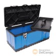 Caja de herramientas de plástico con separador, 580 x 280 x 220 mm.