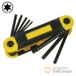 Blister navaja *expert* con 8 llaves torx ( t9 - t10 - t15 - t20 - t25 - t27 - t30 - t40)
