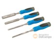 Blister de 4 formones con mango bimateria *expert*, (6 - 13 - 19 - 25 mm.)