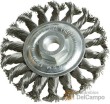 Cepillo de alambre de acero trenzado, ø 115 x tuerca m14x2