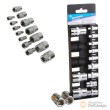 Regleta 14 vasos torx tipo *e*, 1/4" + 3/8" + 1/2" (e4 - e24)