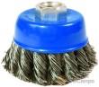Cepillo de alambre de acero trenzado en copa m14 x 2, de ø 75 mm