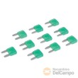 Blister 10 minifusibles estandar de 30 a. *atm* para vehículos, tension max. 32v. c/c (color verde )