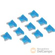 Blister 10 minifusibles perfil bajo de 15 a. *att* para vehículos, tension max. 32v. c/c (color azul)