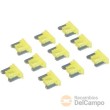 Blister 10 minifusibles perfil bajo de 20 a. *att* para vehículos, tension max. 32v. c/c (color amarillo)