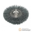Cepillo de copa de alambre de acero ondulado ø 50 mm., con cerdas de acero elástico de ø0,3 mm