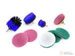 Blister de 10 cepillos de limpieza y pulido (vástago 1/4") para taladro
