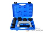 Estuche 10 utiles de extracción de rotulas de suv europeos, max. distancia del arco 165 mm.