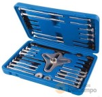 Estuche 50 utiles extraccion de poleas para barras estabilizadoras, volantes y cajas de cambio ( 40 - 93 mm.)