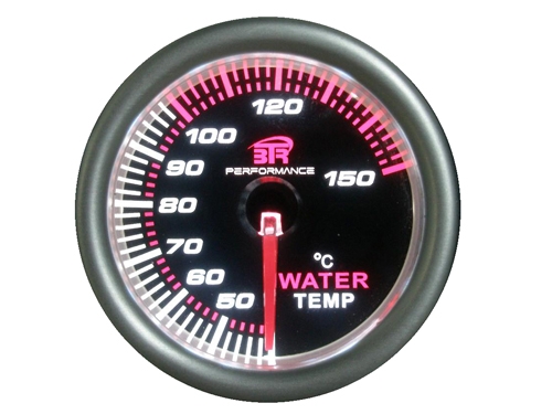 Reloj de medición de la temperatura del agua smoked