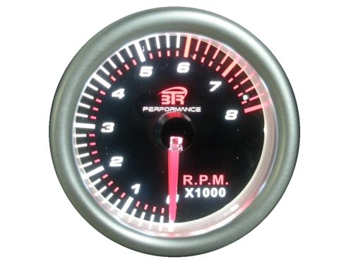Reloj tacómetro 8000 rpm gasolina smoked