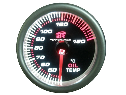 Reloj de medición de la temperatura del aceite smoked