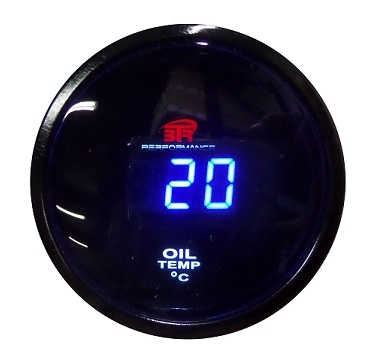 Reloj led digital de temperatura de aceite btr 52mm