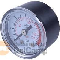Reloj manometro (0-150 psi / 0-10 kg/cm2) para filtro regulador para GTi209008 y para GTi209007