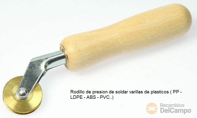 Rodillo acanalado de presión para soldar varillas de plástico para reparación de carroceria (4 - 5 mm.)